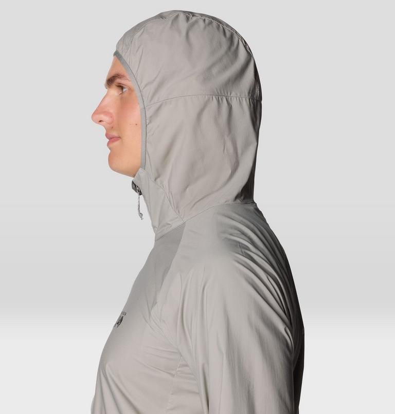 Men's Kor AirShell Hoody, Color: Half Moon Grey, image 7
