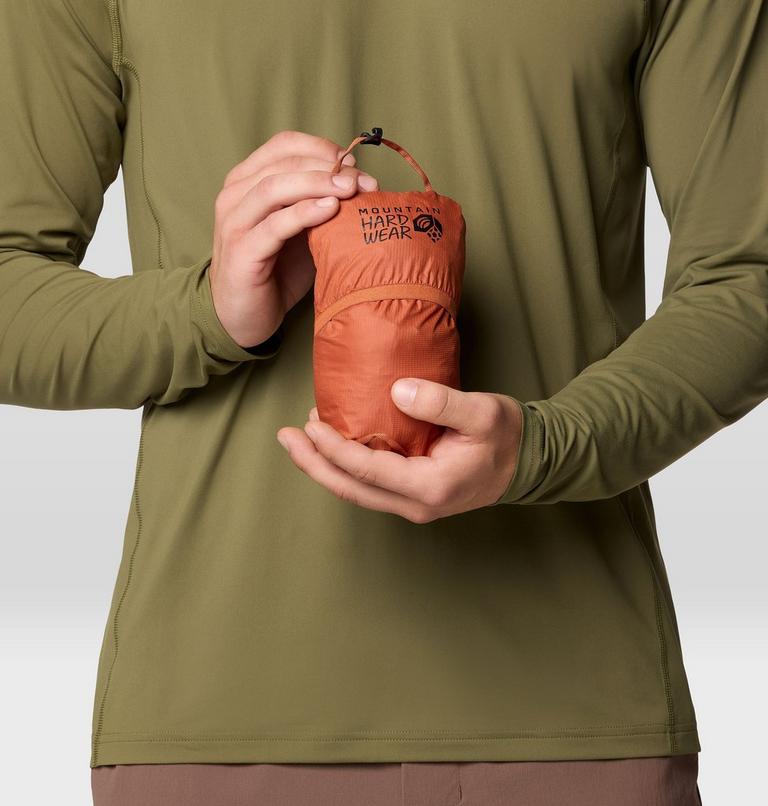 Men's Kor AirShell Hoody, Color: Raw Carnelian, image 6