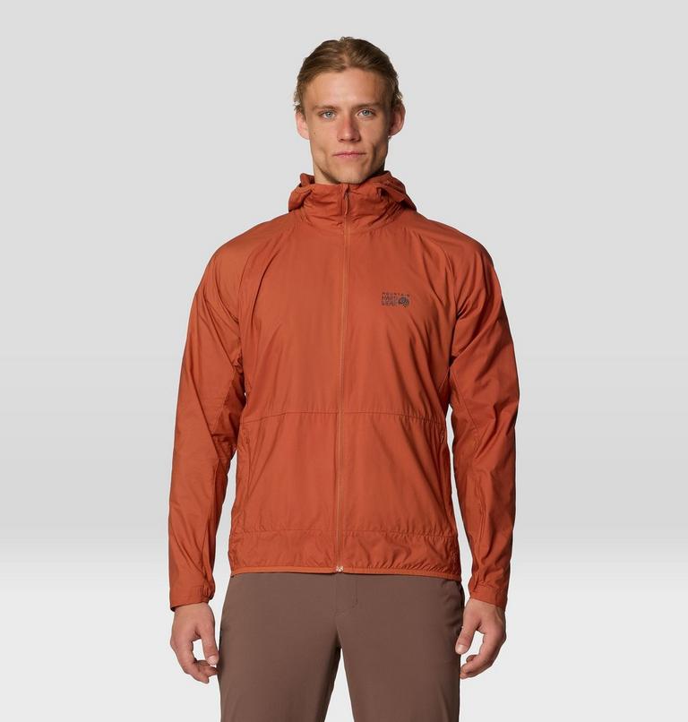 Men's Kor AirShell Hoody, Color: Raw Carnelian, image 1