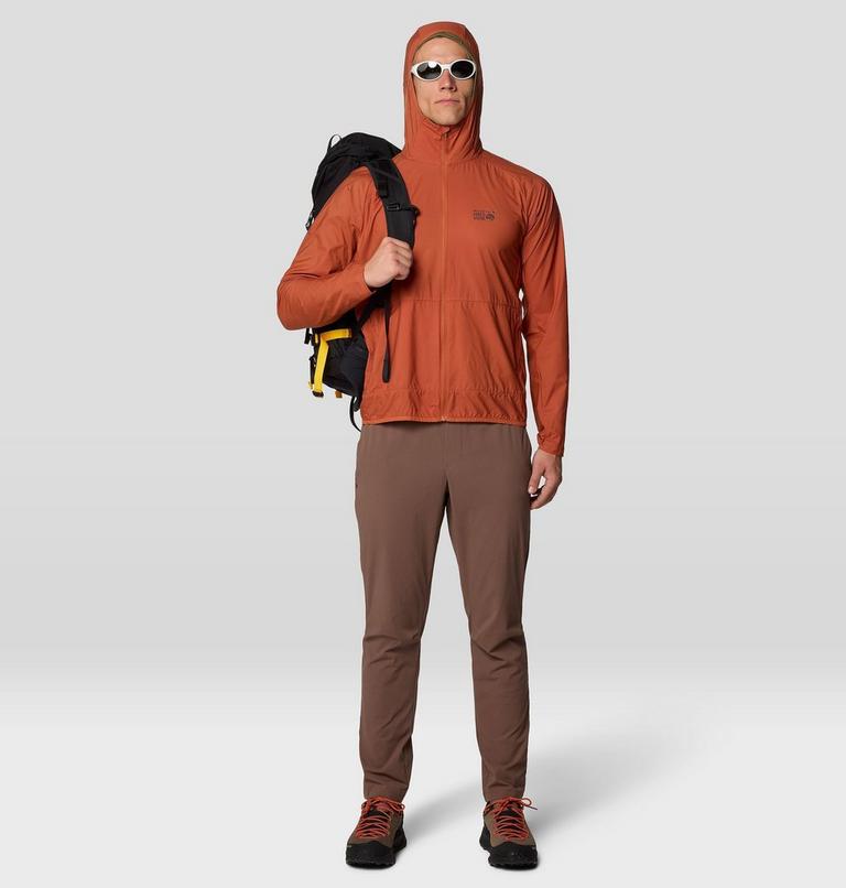 Men's Kor AirShell Hoody, Color: Raw Carnelian, image 2
