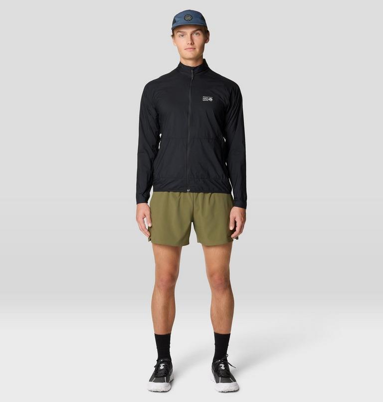 Men's Kor AirShell Full Zip Jacket, Color: Black, image 2