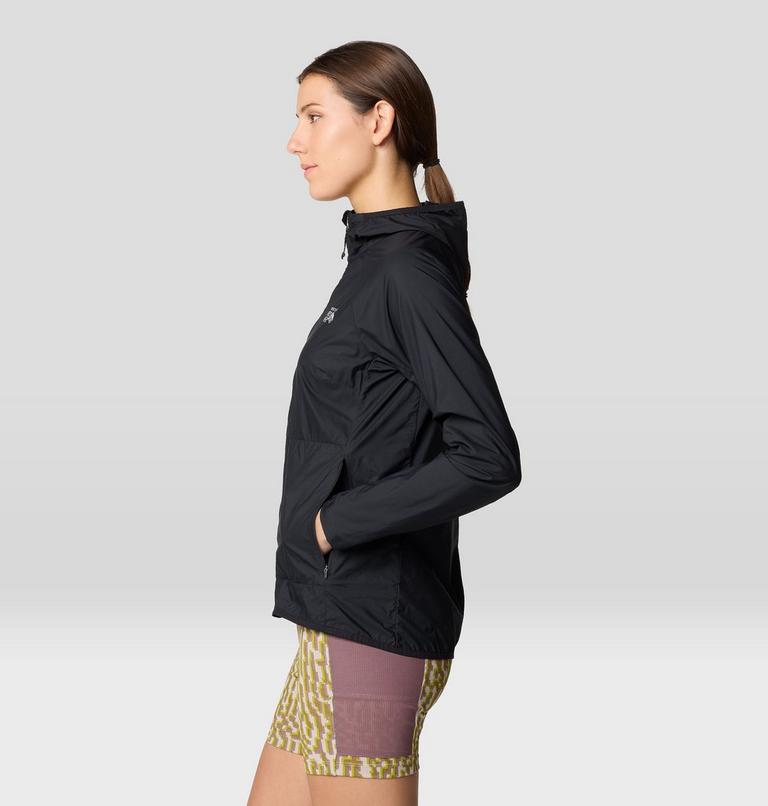 Women's Kor AirShell Hoody, Color: Black, image 4