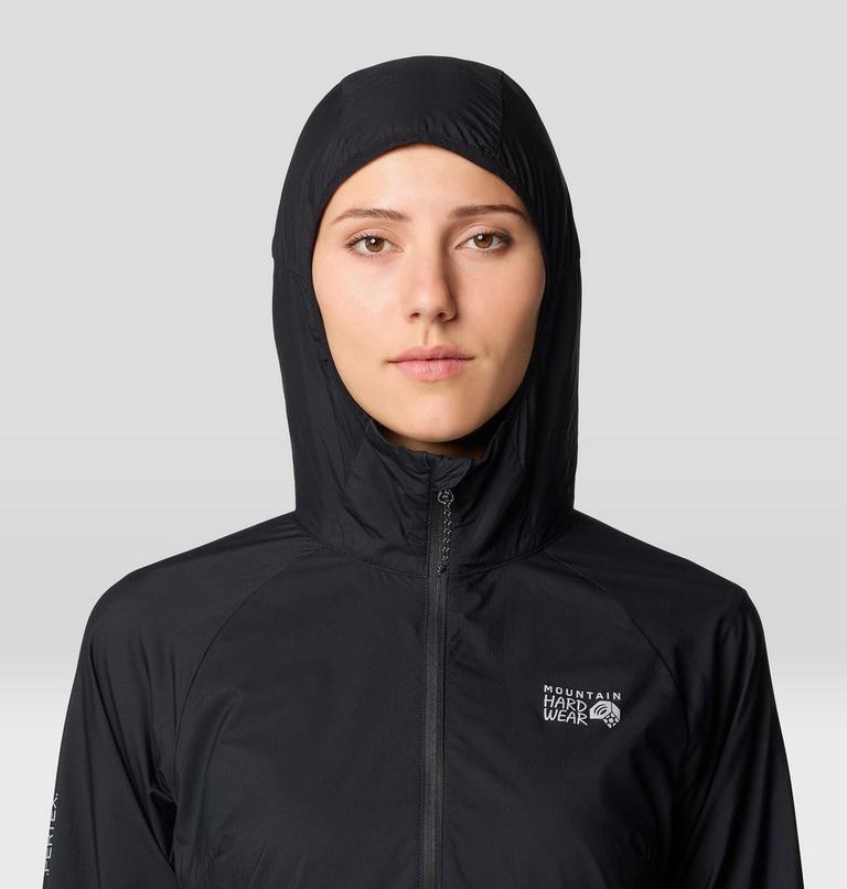 Women's Kor AirShell Hoody, Color: Black, image 5