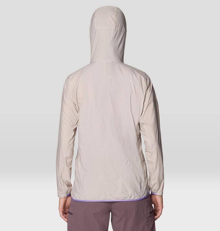 Women's Kor AirShell Hoody, Color: City Fog, image 3