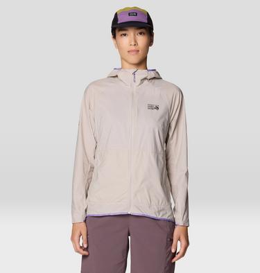 Women's Kor AirShell Hoody, Color: City Fog, image 9