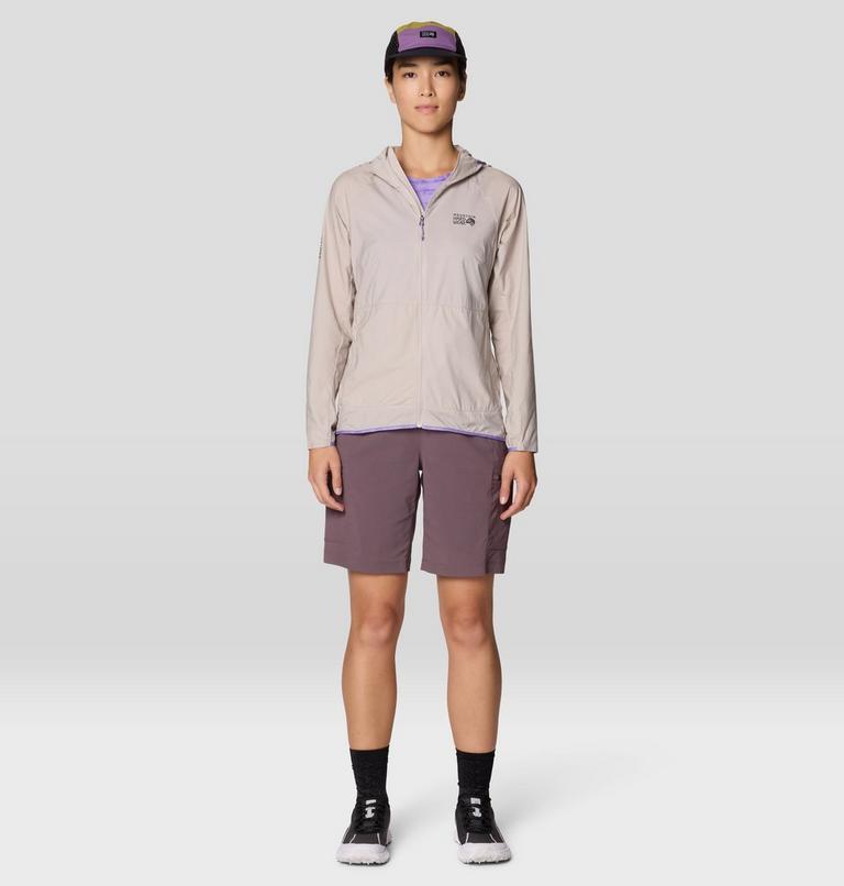 Women's Kor AirShell Hoody, Color: City Fog, image 2