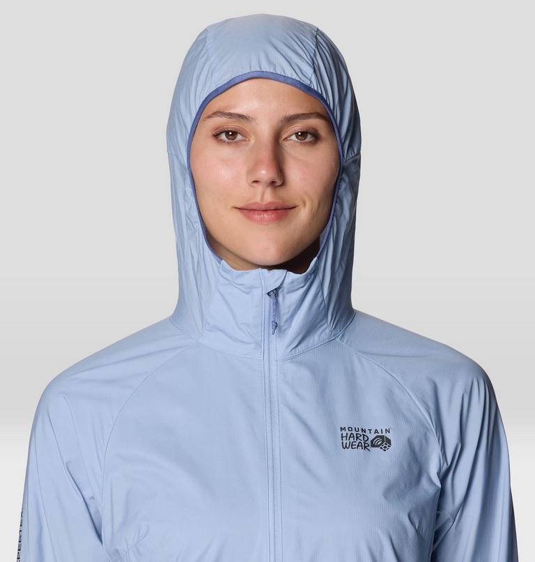 Women's Kor AirShell Hoody, Color: Beach Breeze, image 5