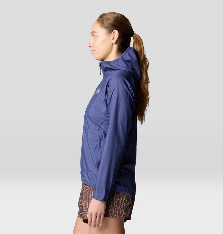 Women's Kor AirShell Hoody, Color: Lapis Dusk, image 4