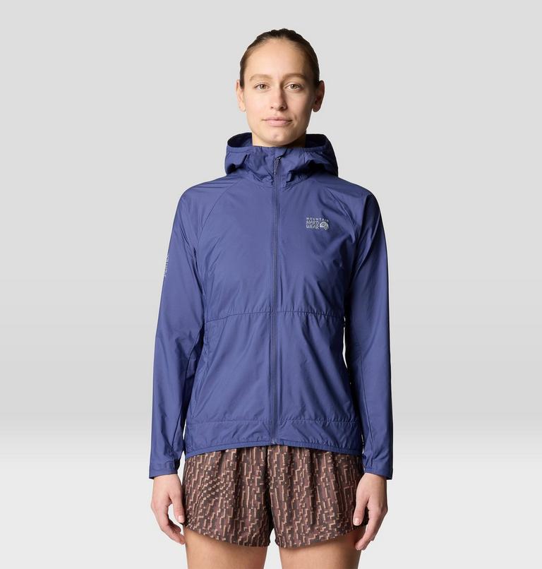 Women's Kor AirShell Hoody, Color: Lapis Dusk, image 9