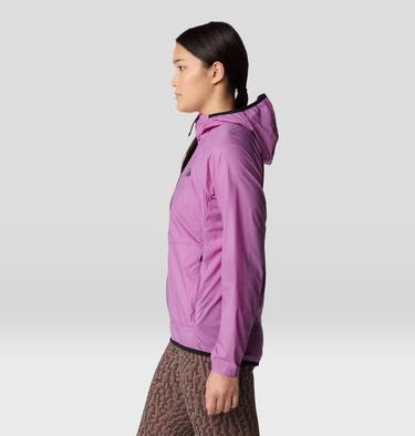 Women's Kor AirShell Hoody, Color: Lilac Glow, image 4