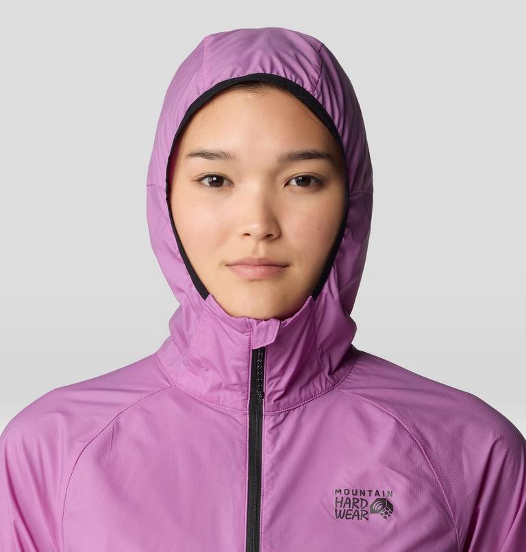 Women's Kor AirShell Hoody, Color: Lilac Glow, image 5