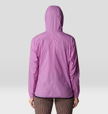 Women's Kor AirShell Hoody, Color: Lilac Glow, image 3