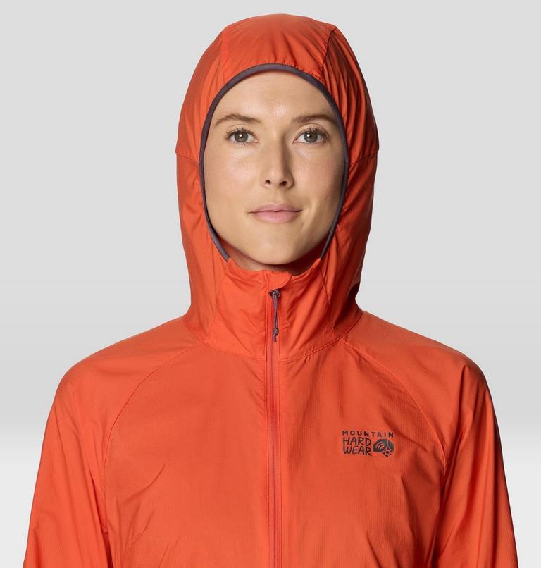 Women's Kor AirShell Hoody, Color: Aspect, image 6
