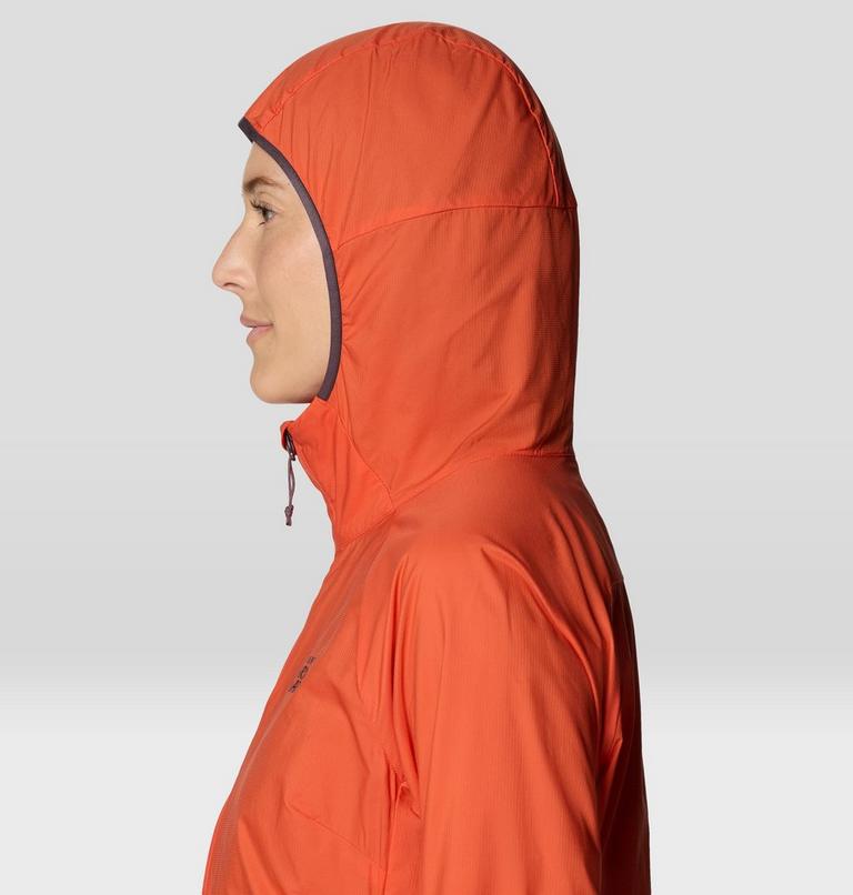 Women's Kor AirShell Hoody, Color: Aspect, image 7
