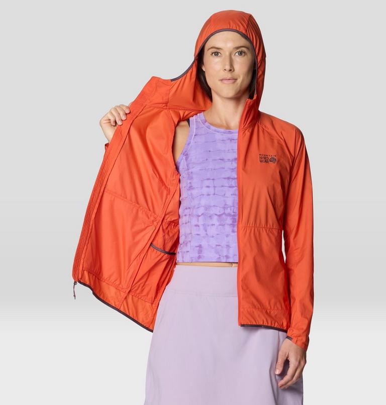 Women's Kor AirShell Hoody, Color: Aspect, image 9
