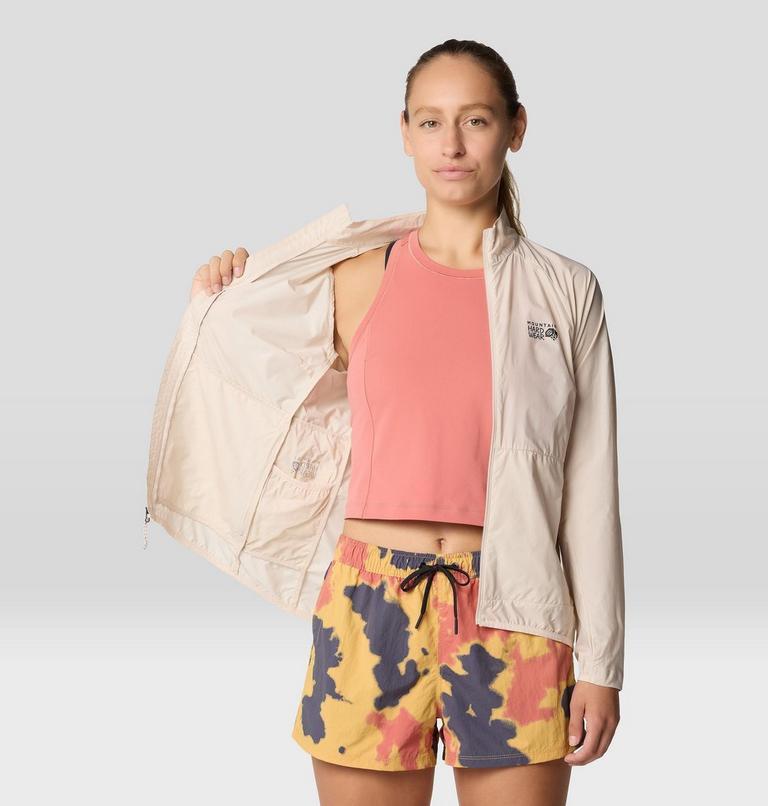 Women's Kor AirShell Full Zip Jacket, Color: Talc, image 6