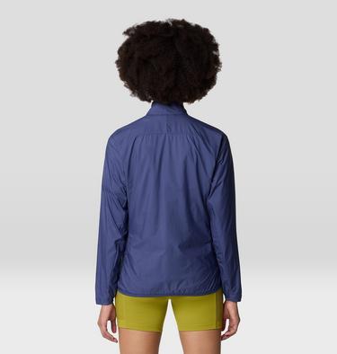 Women's Kor AirShell Full Zip Jacket, Color: Lapis Dusk, image 10