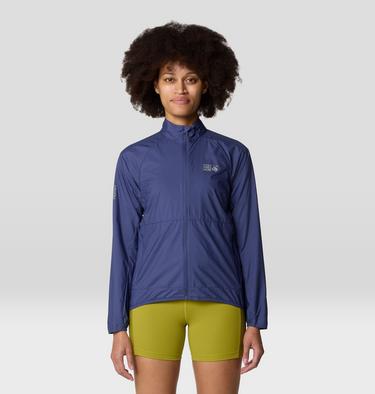 Women's Kor AirShell Full Zip Jacket, Color: Lapis Dusk, image 9