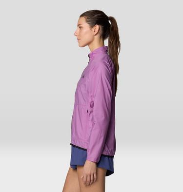 Women's Kor AirShell Full Zip Jacket, Color: Lilac Glow, image 8