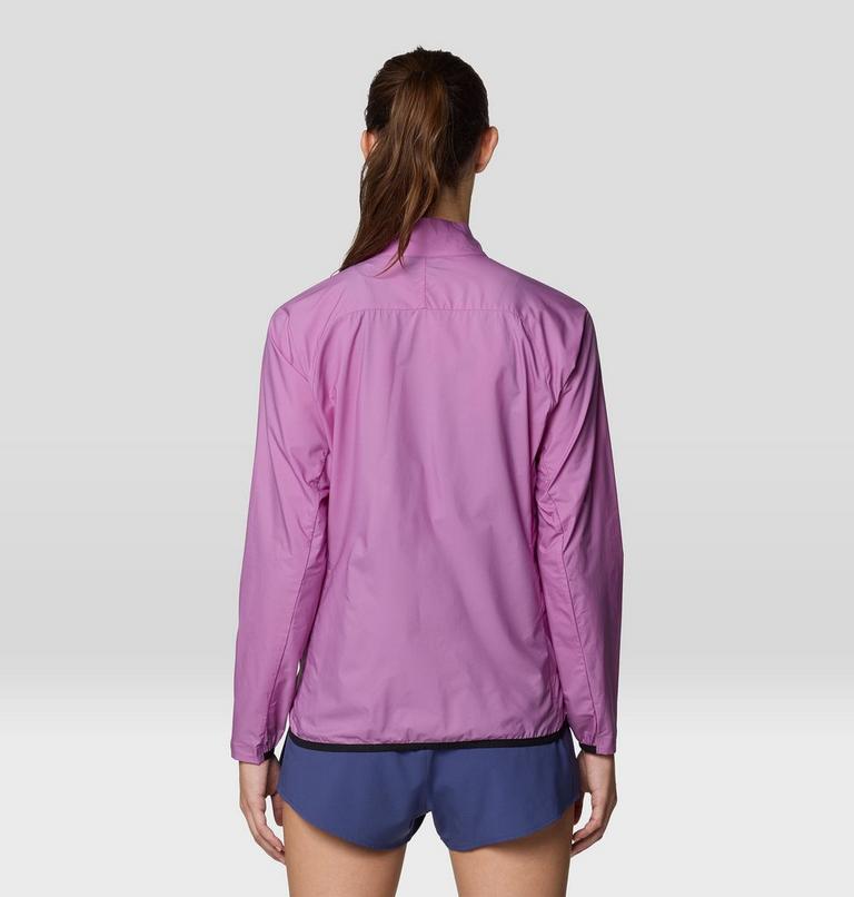 Women's Kor AirShell Full Zip Jacket, Color: Lilac Glow, image 3