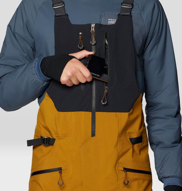 Men's Mythogen GORE-TEX PRO Bib, Color: Olive Gold, image 5