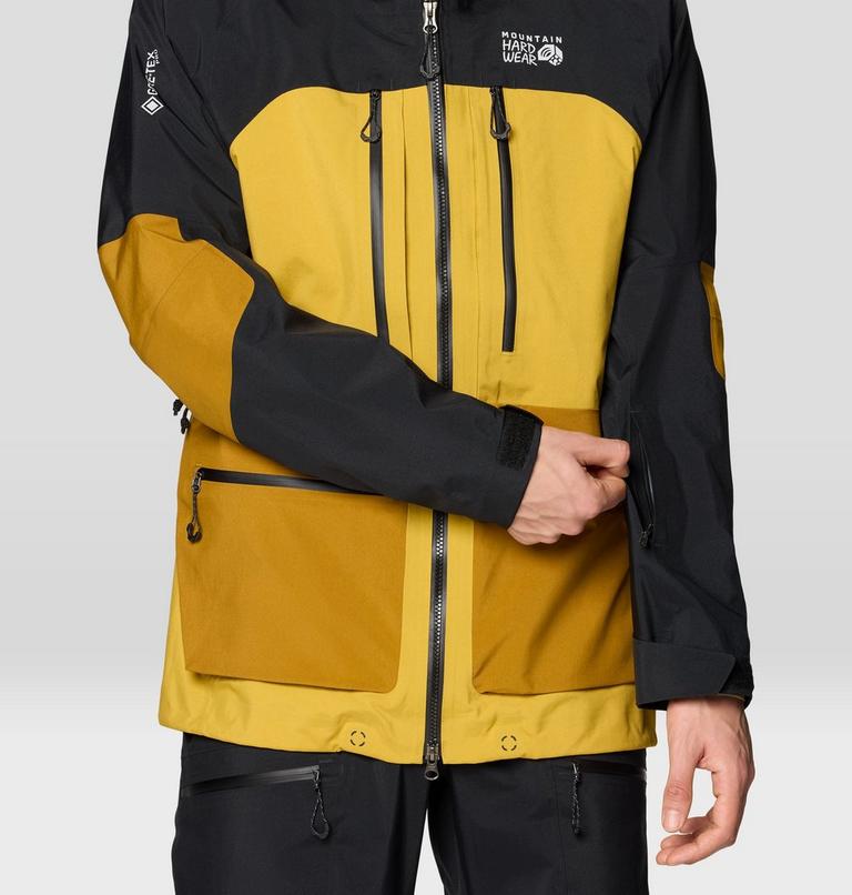Men's Mythogen GORE-TEX PRO Jacket, Color: Desert Yellow, Olive Gold, Black, image 13