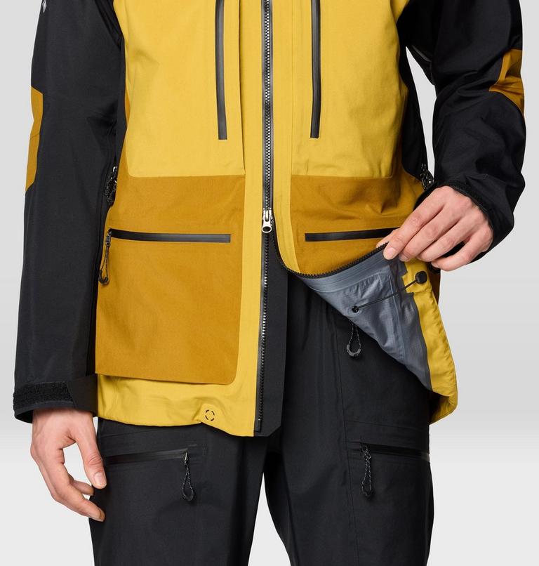 Men's Mythogen GORE-TEX PRO Jacket, Color: Desert Yellow, Olive Gold, Black, image 14
