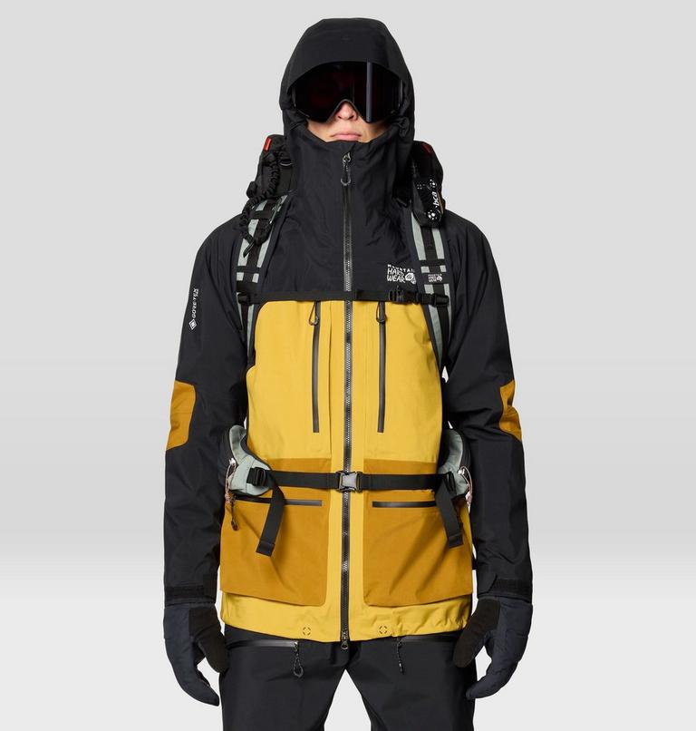 Men's Mythogen GORE-TEX PRO Jacket, Color: Desert Yellow, Olive Gold, Black, image 5