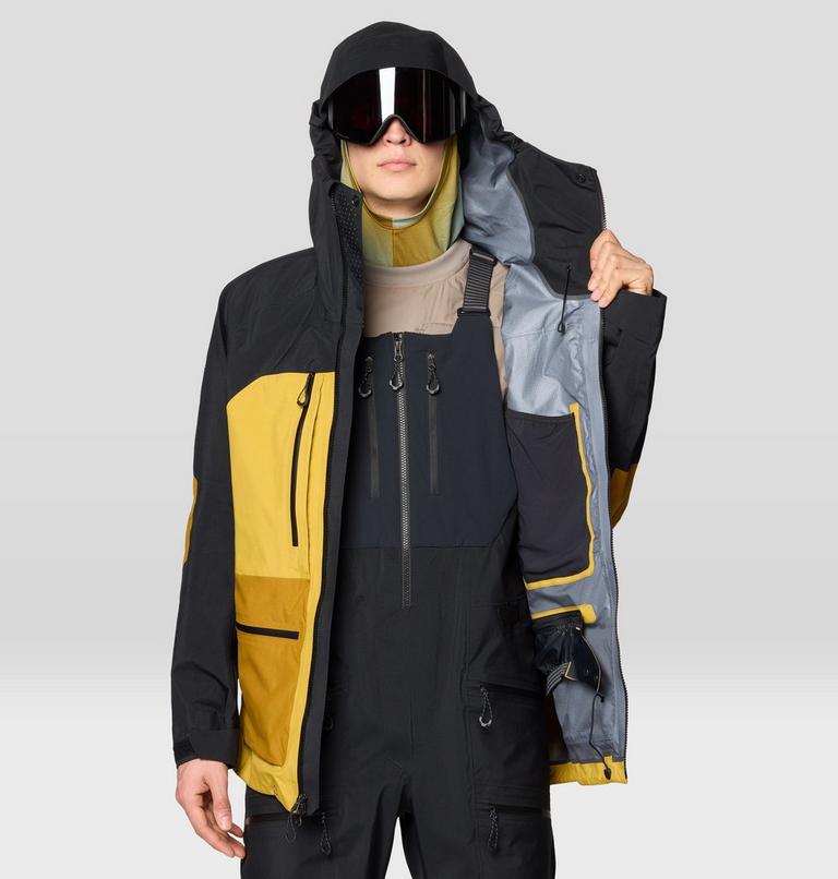 Men's Mythogen GORE-TEX PRO Jacket, Color: Desert Yellow, Olive Gold, Black, image 7