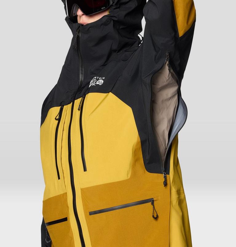 Men's Mythogen GORE-TEX PRO Jacket, Color: Desert Yellow, Olive Gold, Black, image 12