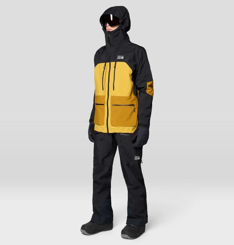 Men's Mythogen GORE-TEX PRO Jacket, Color: Desert Yellow, Olive Gold, Black, image 2