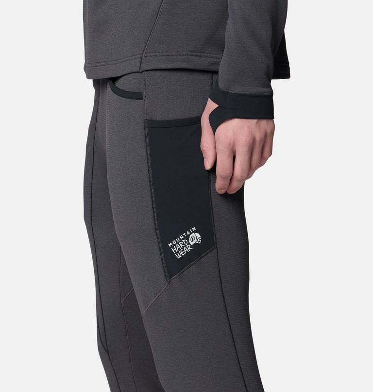 Men's Up First Tech Fleece Pant, Color: Shark Heather, Black, image 7