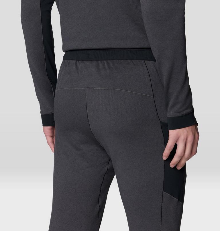 Men's Up First Tech Fleece Pant, Color: Shark Heather, Black, image 8