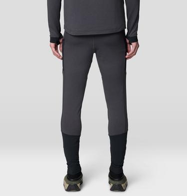 Men's Up First Tech Fleece Pant, Color: Shark Heather, Black, image 4