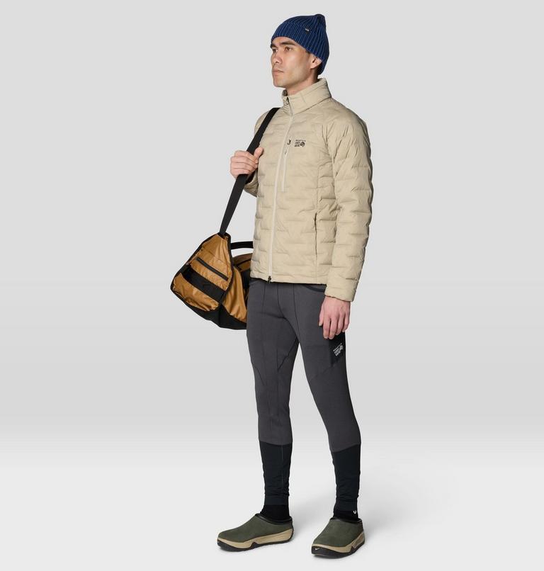 Men's Up First Tech Fleece Pant, Color: Shark Heather, Black, image 2