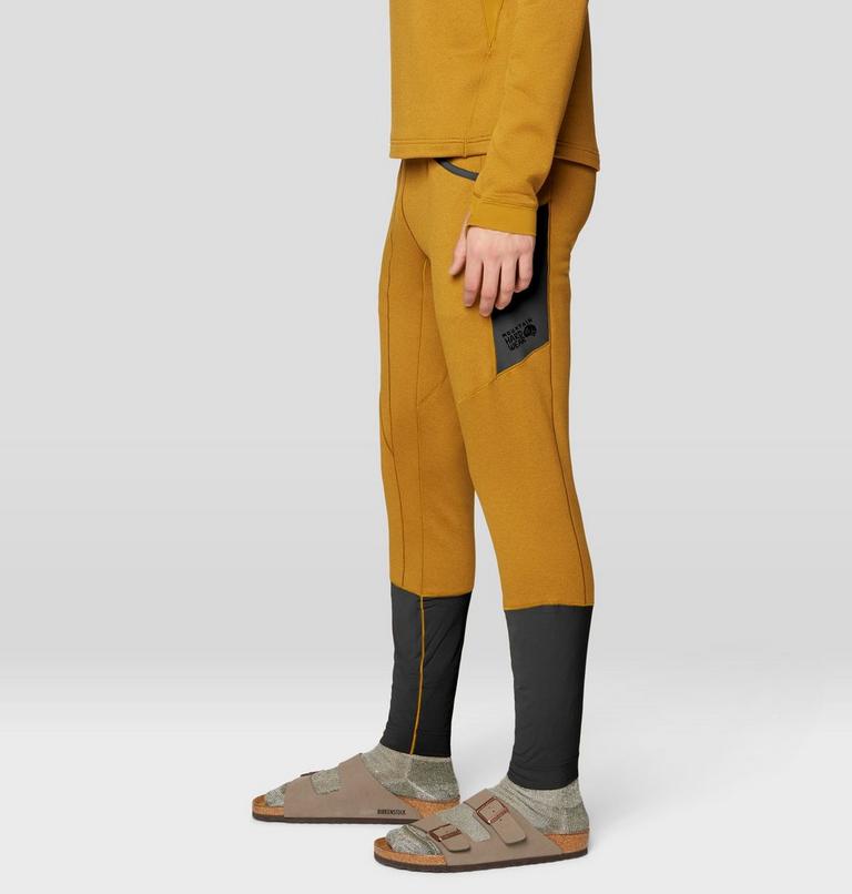 Men's Up First Tech Fleece Pant, Color: Olive Gold Heather, image 4
