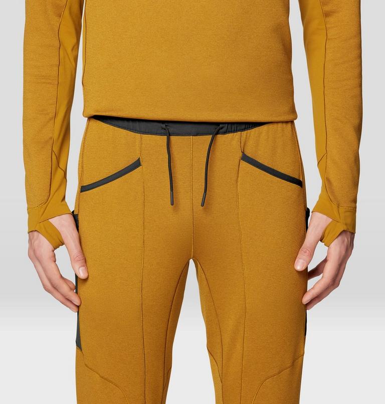 Men's Up First Tech Fleece Pant, Color: Olive Gold Heather, image 5
