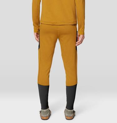 Men's Up First Tech Fleece Pant, Color: Olive Gold Heather, image 3