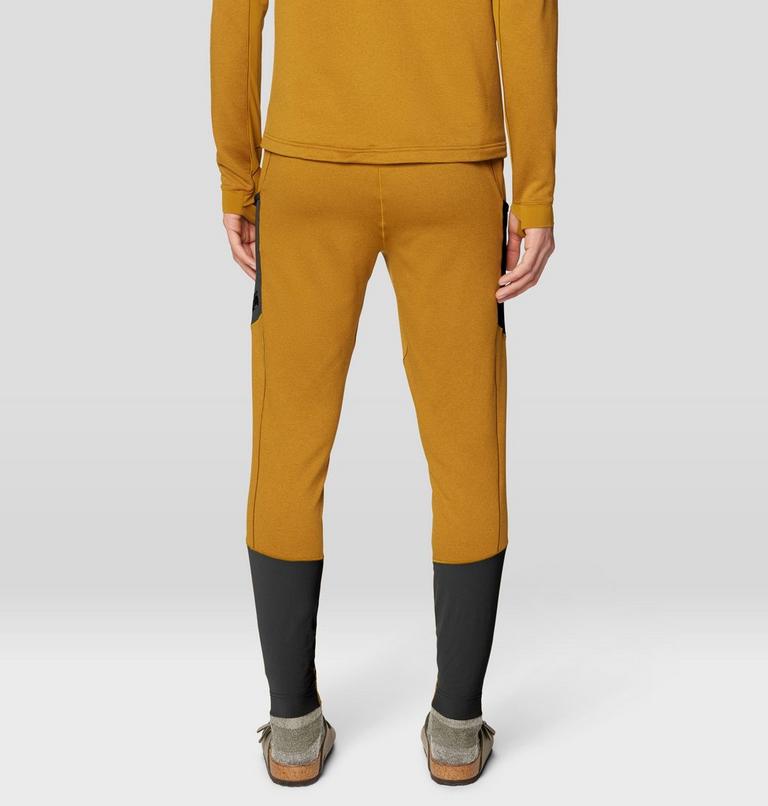 Men's Up First Tech Fleece Pant, Color: Olive Gold Heather, image 3