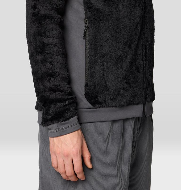 Men's Polartec® High Loft Hooded Jacket, Color: Black, Volcanic, image 5