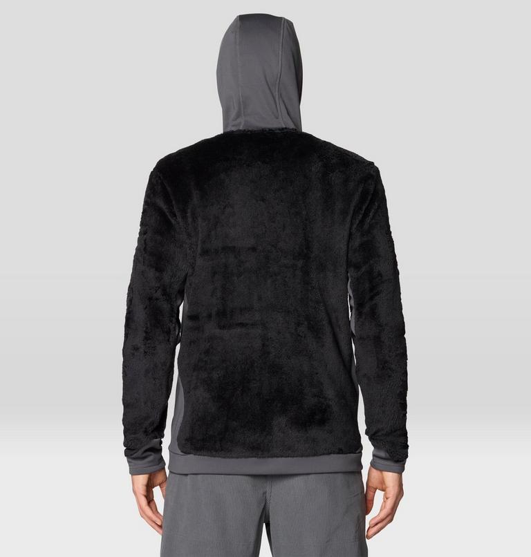 Men's Polartec® High Loft Hooded Jacket, Color: Black, Volcanic, image 2