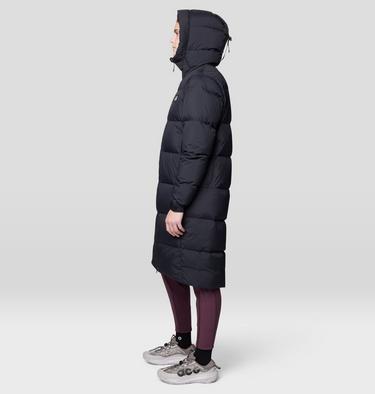 Women's Nevadan Down Long Parka, Color: Black, image 4