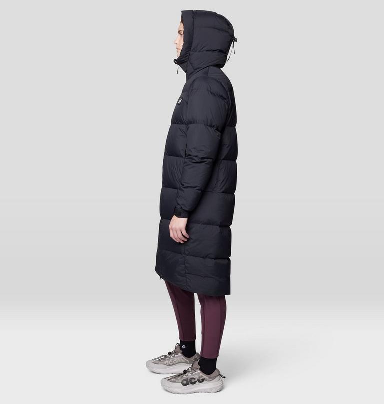 Women's Nevadan Down Long Parka, Color: Black, image 4