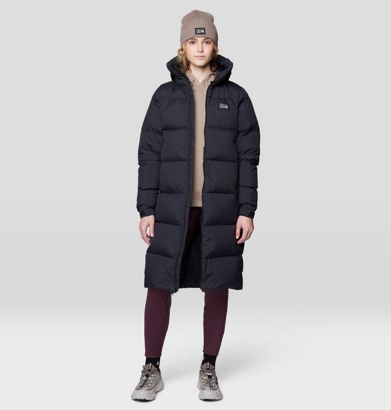 Women's Nevadan Down Long Parka, Color: Black, image 5