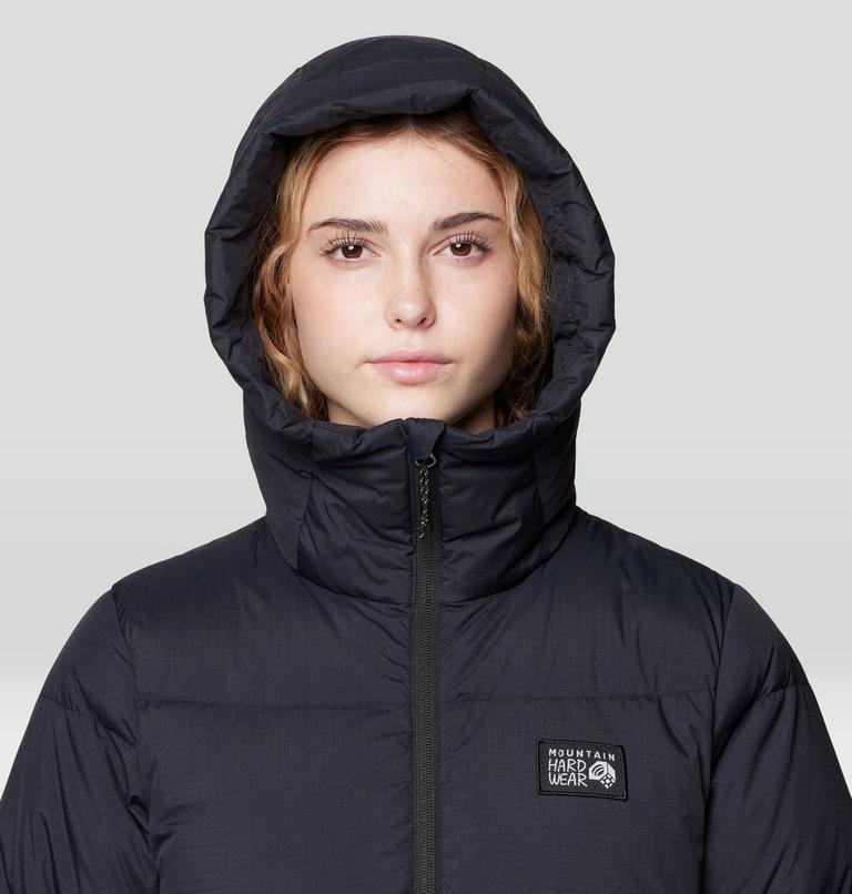 Women's Nevadan Down Long Parka, Color: Black, image 7