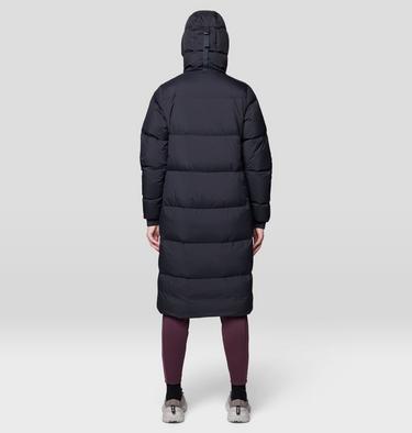 Women's Nevadan Down Long Parka, Color: Black, image 2