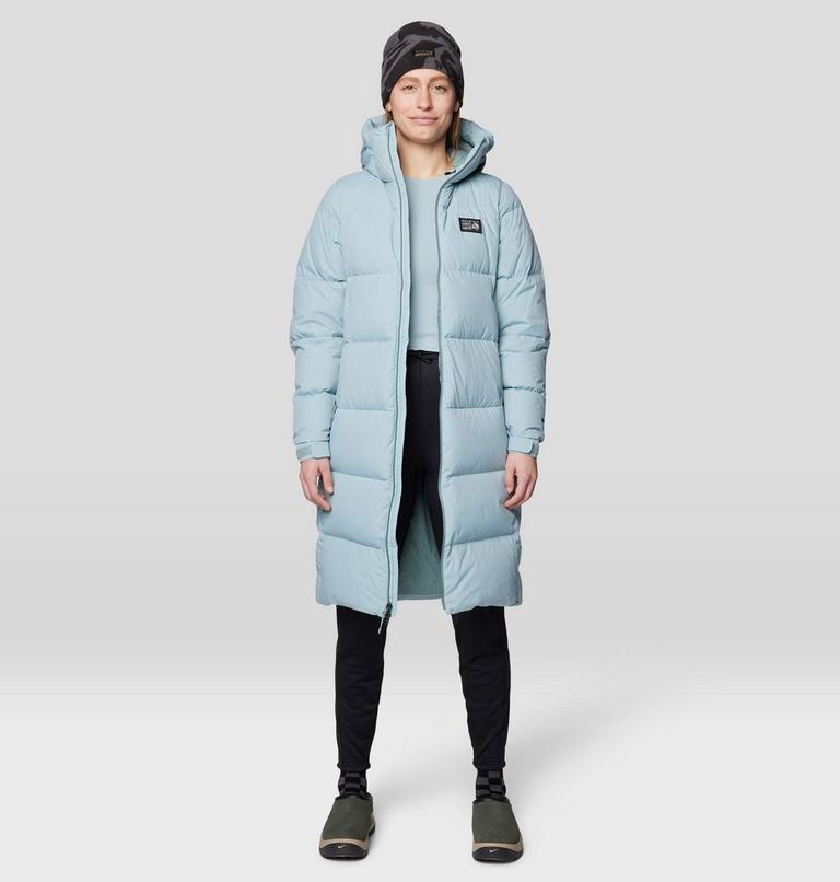 Women's Nevadan Down Long Parka, Color: Ice Shadow, image 5