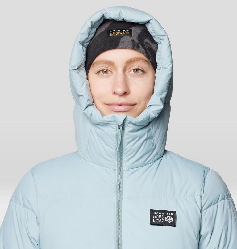 Women's Nevadan Down Long Parka, Color: Ice Shadow, image 7