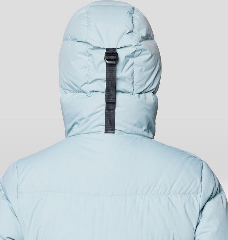 Women's Nevadan Down Long Parka, Color: Ice Shadow, image 9