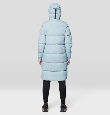 Women's Nevadan Down Long Parka, Color: Ice Shadow, image 11